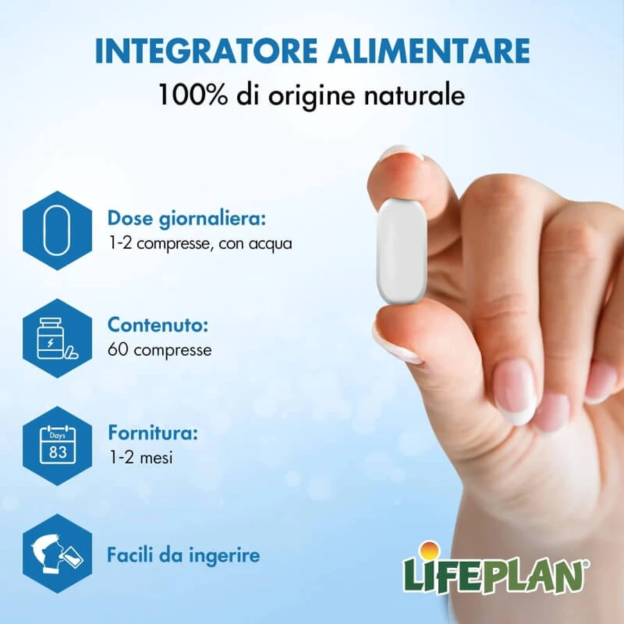 Magnesio tripla forza 60 tavolette - integratore di minerali