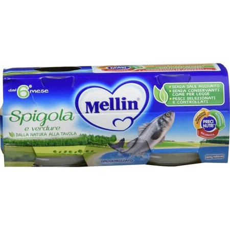 Mellin Piure de bar și legume 160 g