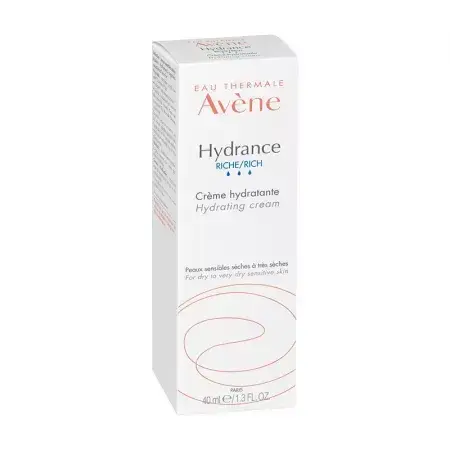 Hydrance Riche Feuchtigkeitscreme für trockene und sehr trockene Haut, 40 ml, Avene