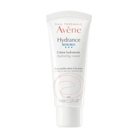 Crema hidratante Hydrance Riche para pieles secas y muy secas, 40 ml, Avene