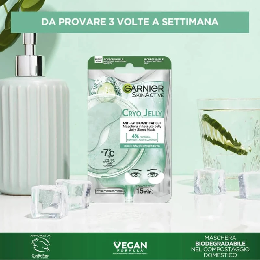 Garnier Skinactive Cryo Jelly - Anti-vermoeidheidsmasker voor de ogen met een verkoelend effect