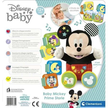 Clementoni Baby Mickey First Stories – pluszaki wspomagające wczesny rozwój: ceny i cechy