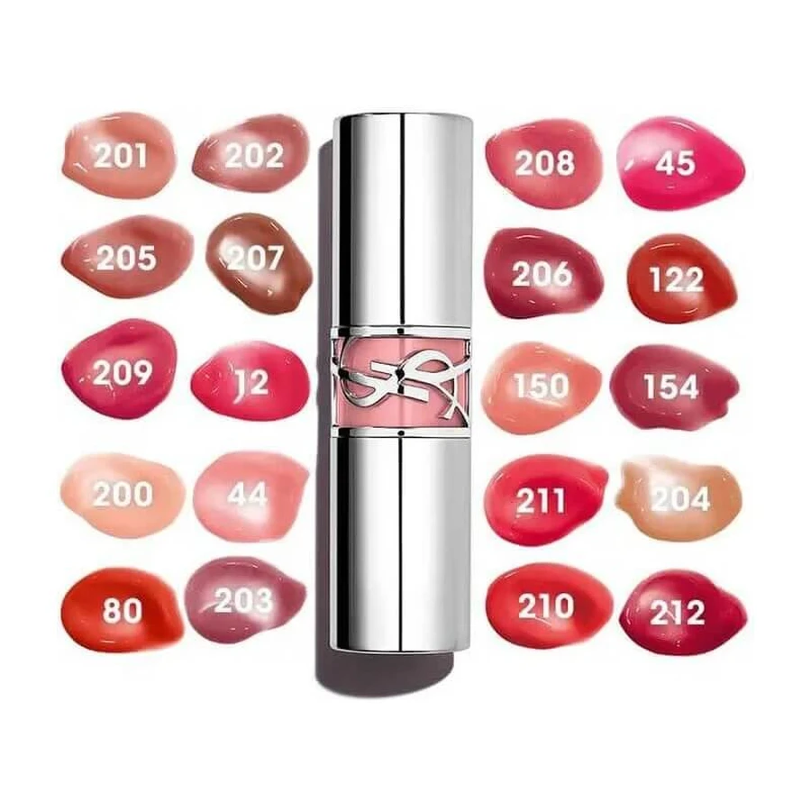 Yves Saint Laurent YLS Loveshine – ruj lucios nr. 122 Caramel Kiss