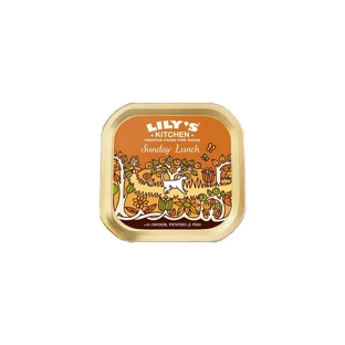 Lily's Kitchen Sunday Lunch: Chicken, Potatoes, and Peas - Complete Food for Adult Dogs, 150 g