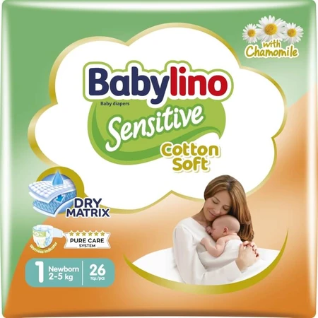 Babylino Sensitive - 26 couches pour nouveau-nés (2 à 5 kg)