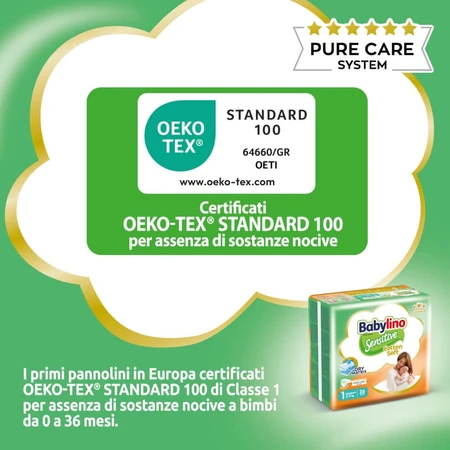 Babylino Sensitive - 26 couches pour nouveau-nés (2 à 5 kg)