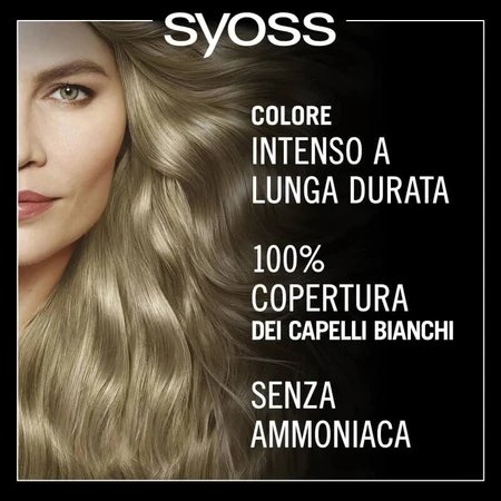 Paleta Syoss Oleo Intense – vopsea permanentă nr. 8-50 blond cenușiu natural
