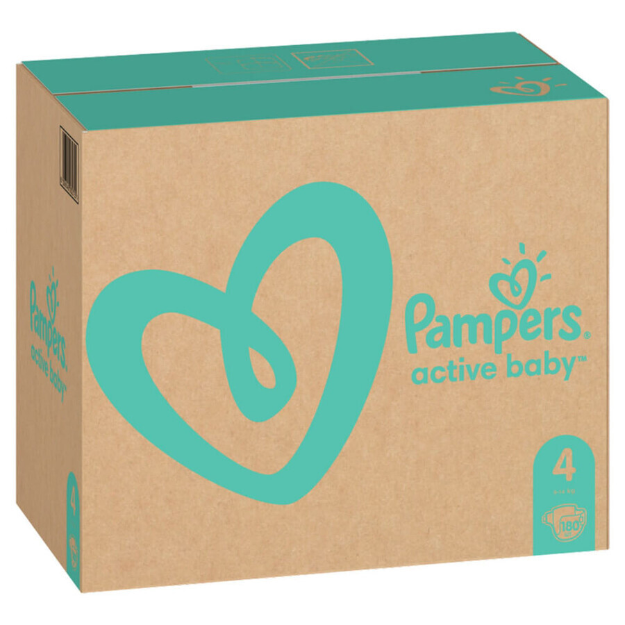 Pampers Active Baby 4 Maxi MSB (180)