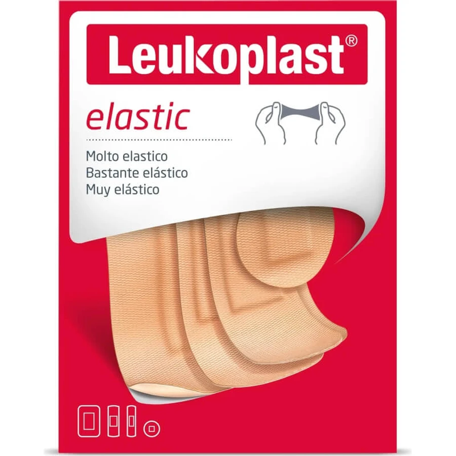 Leukoplast Elastic - 40 bandages élastiques assortis