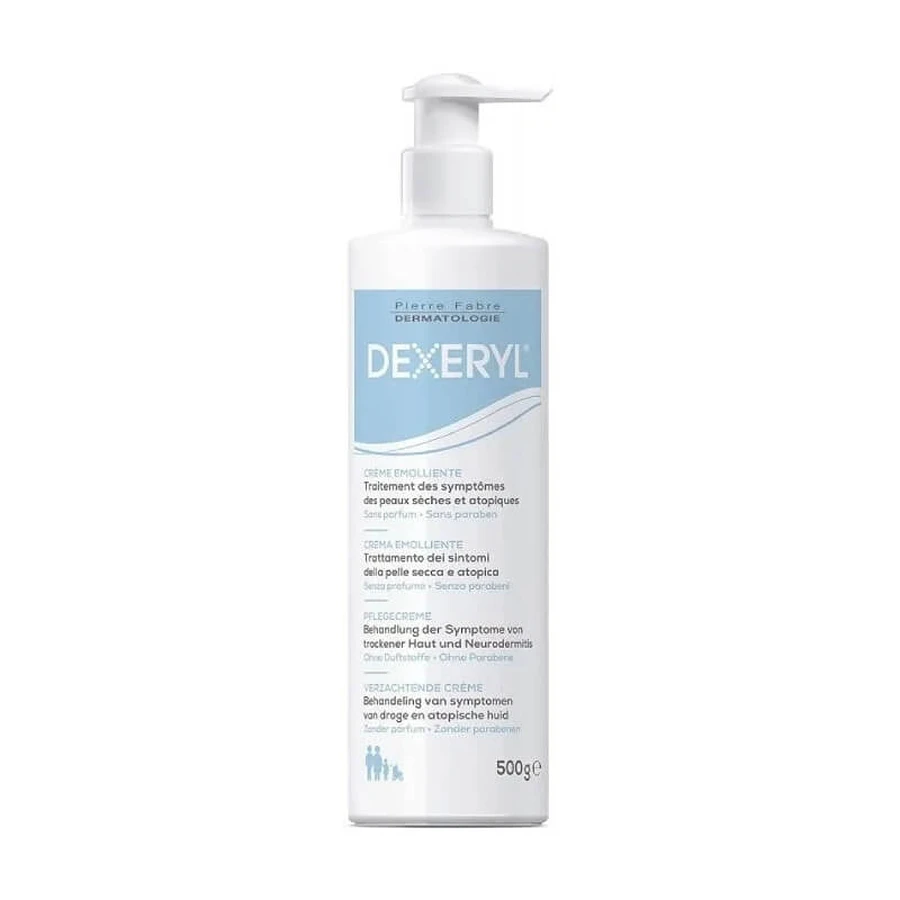 Pierre Fabre Dexeryl - Verzachtende crème voor de droge en atopische huid, 500 g (beschadigde verpakking)