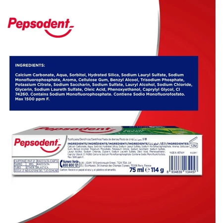 Pepsodent Active Fresh - Tandpasta met drievoudige werking, 75 ml