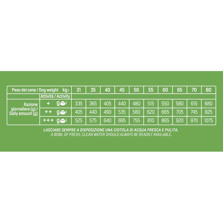 Natural Trainer Maxi Adult with Prosciutto - Complete Food for Large Adult Dogs, 12 kg