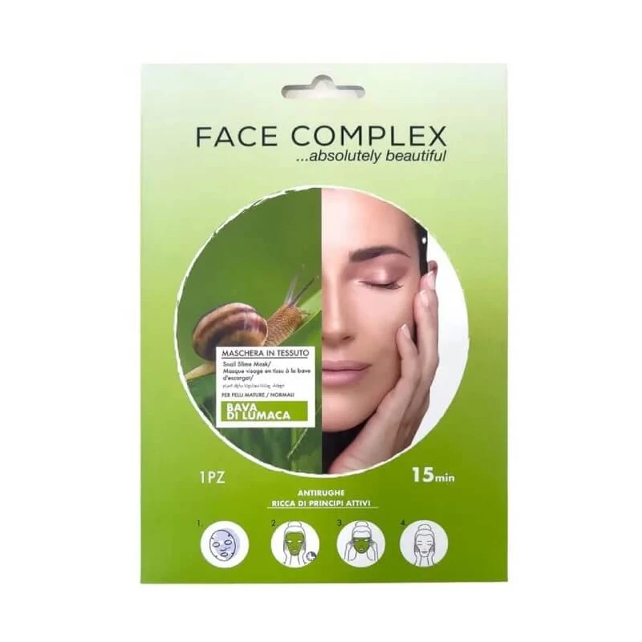 Face complex Maschera in tessuto alla bava di lumaca