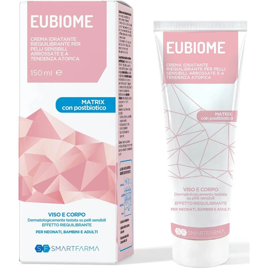 Smartfarma Eubiome - Herstellende vochtinbrengende crème voor gezicht en lichaam, 150 ml