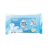 Fresh &amp; clean șervețele umede pentru igienă personală – 12 șervețele emoliente și delicate