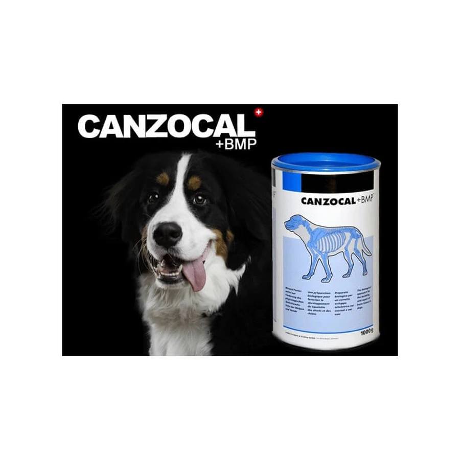 Medivet Canzocal + bmp - Complément alimentaire pour les os et les articulations des chiens et des chevaux, 1 kg