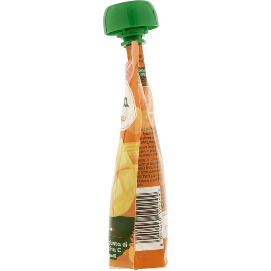 Plasmon Squeeze & Enjoy - Snack de manzana y mango, 100 g