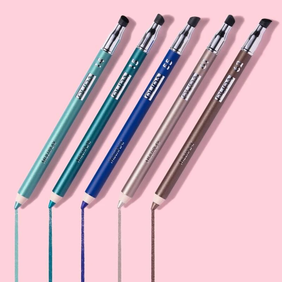 Pupa Multiplay - Crayon pour les yeux 3 en 1 n° 58, vert plastique