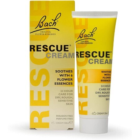 Crema idratante originale rimedio floreale di Bach, 30 g, Rescue Remedy