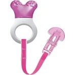 Mam Mini-Kühlbeutel & Clip ab 2 Monaten – Rosa Beißring