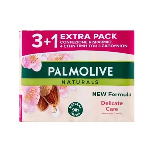 Palmolive Naturals - 4 almond and milk soap bars, 90 g each