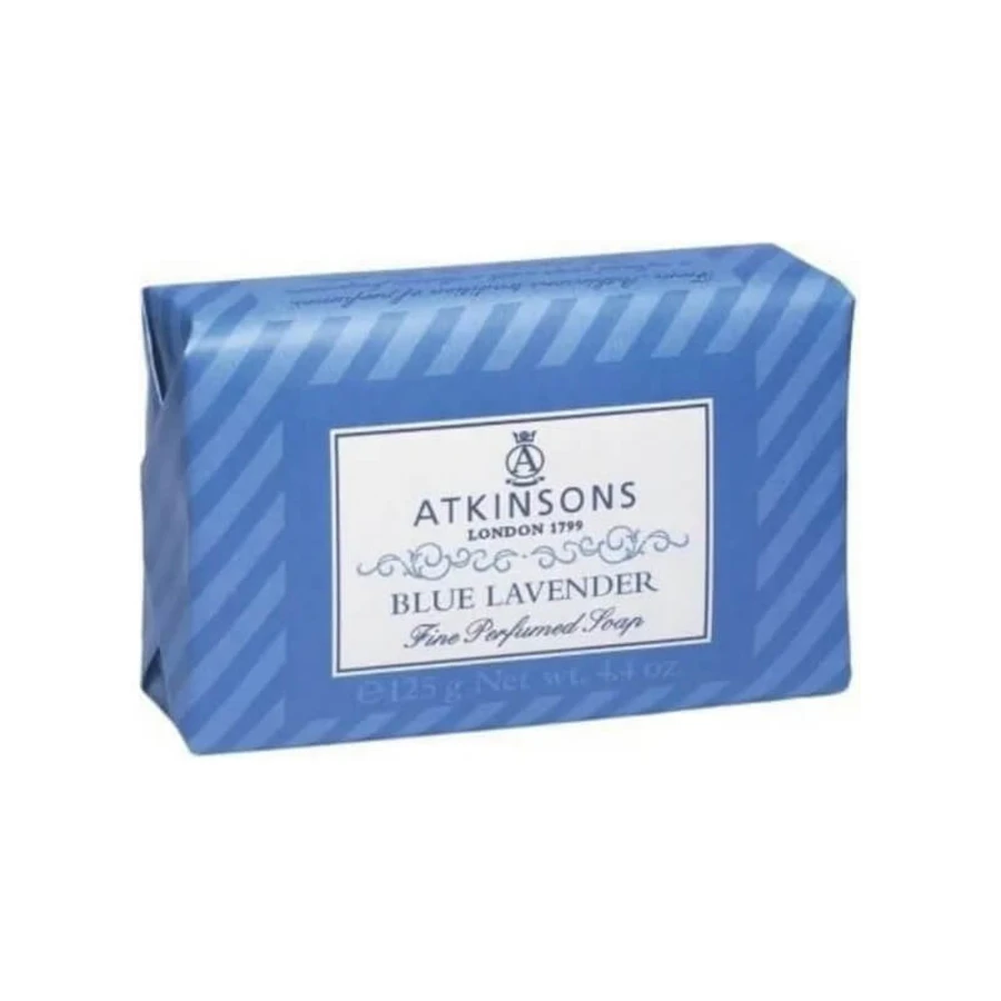 Atkinsons Blue Lavender - Jabón en pastilla perfumado, 125 g
