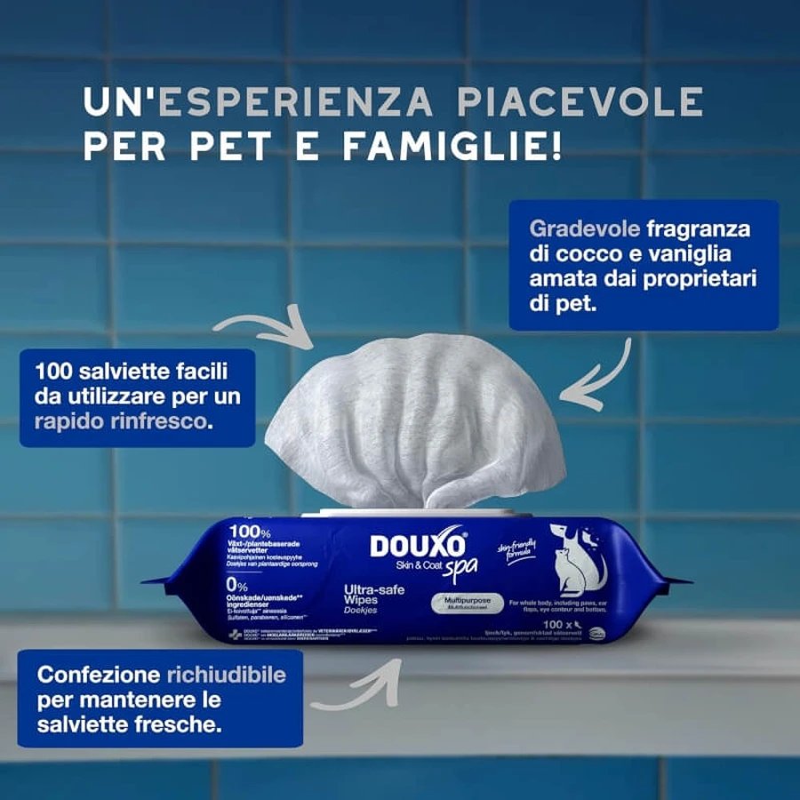 Ceva Animal Health: 100 pachnących chusteczek wielofunkcyjnych do pielęgnacji skóry i sierści psów i kotów: ceny i cechy