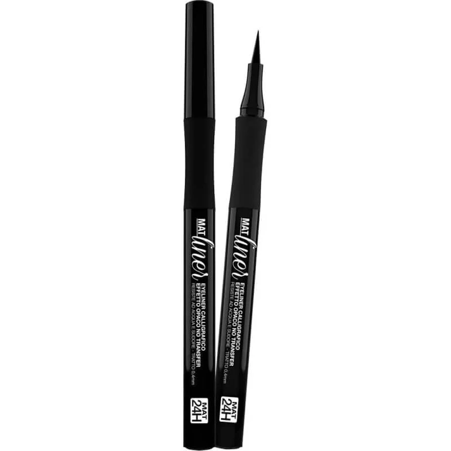 Bellaoggi Mat liner – creion de ochi mat – negru catifelat