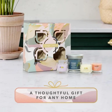 Yankee Candle – Set cadou cu 1 pahar mic și 3 lumânări mini