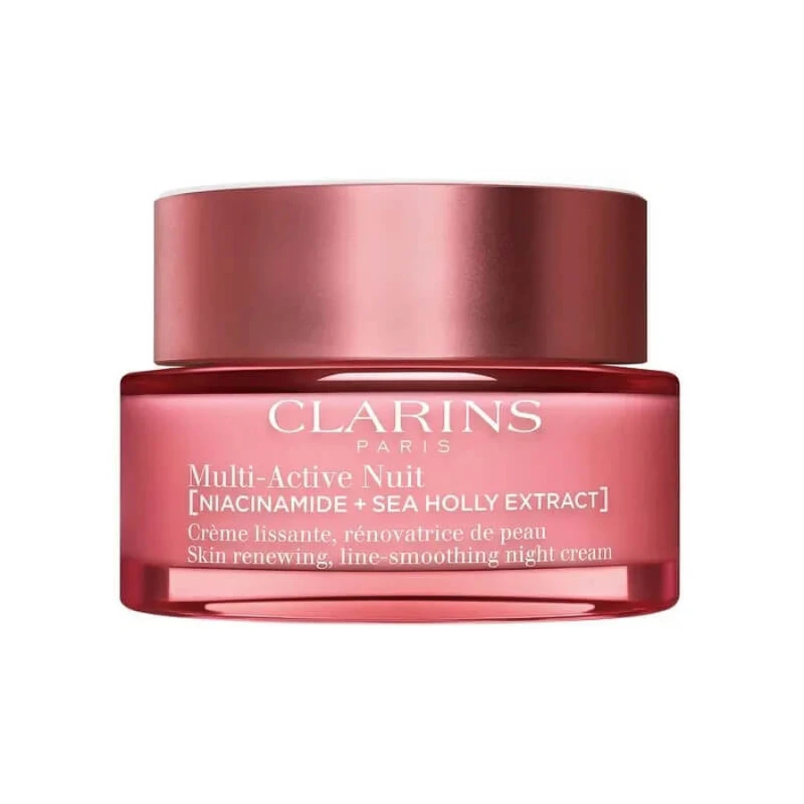 Clarins Multi-Active Nuit - Crème de nuit pour peaux sèches, 50 ml