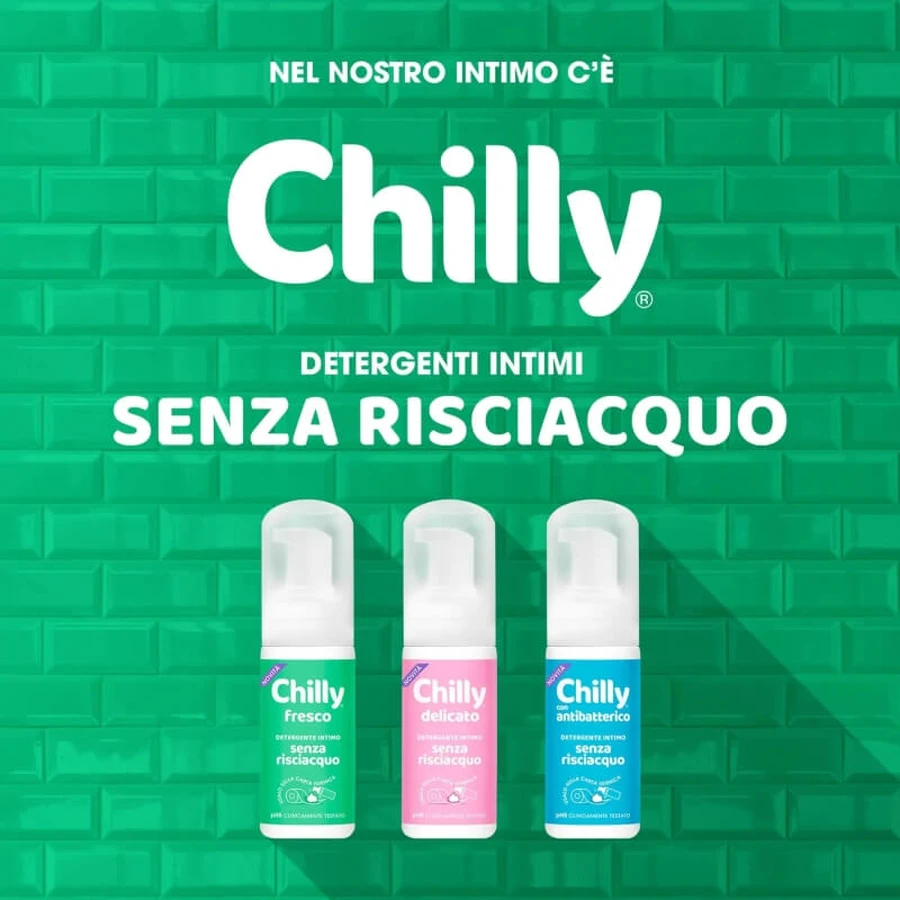 Chilly with Antibacterial - No-Rinse Intimate Cleanser 100 ml