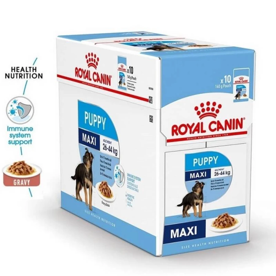 Royal Canin Maxi Puppy - Compleet natvoer voor puppy's van grote rassen tot 15 maanden, 140 g