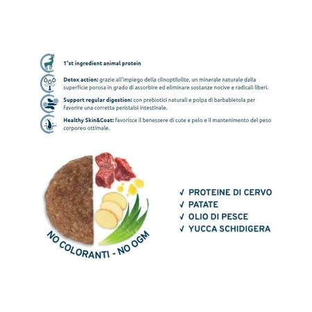 Forza10 Maintenance Medium Adult Deer & Potato – kompletna karma dla psów, 12 kg: ceny i cechy