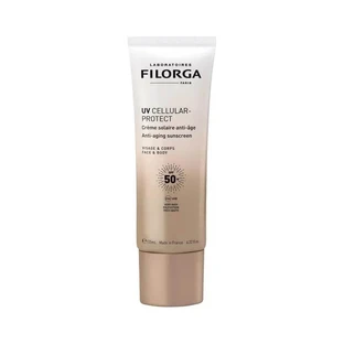 Filorga, protector solar SPF 50+ para rostro y cuerpo, protección celular contra los rayos UV, antienvejecimiento, protección muy alta, 125 ml