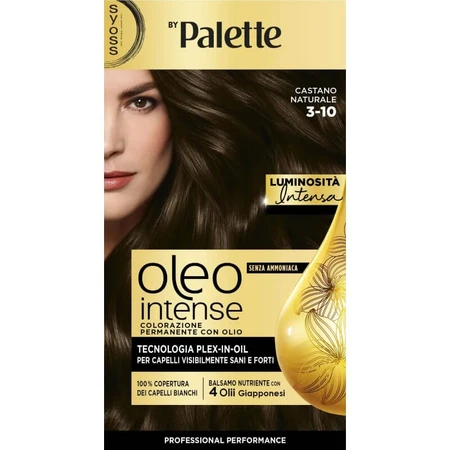 Paleta Syoss Oleo Intense – vopsire permanentă nr. 3-10, castaniu natural