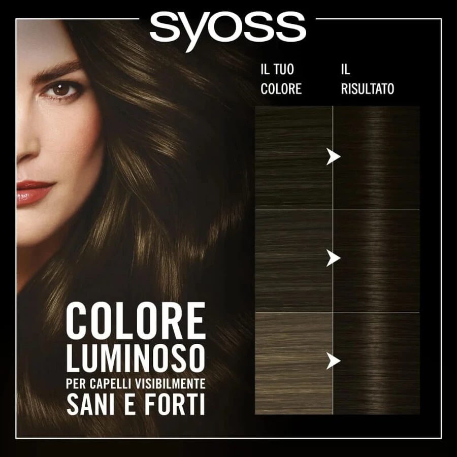 Paleta Syoss Oleo Intense – vopsire permanentă nr. 3-10, castaniu natural