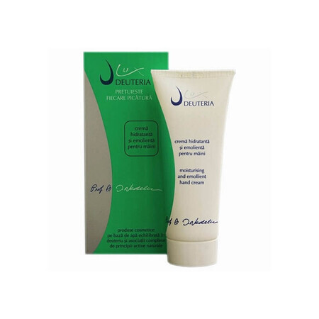 Crema de manos hidratante y emoliente, 75 ml, Deuteria Cosmetics