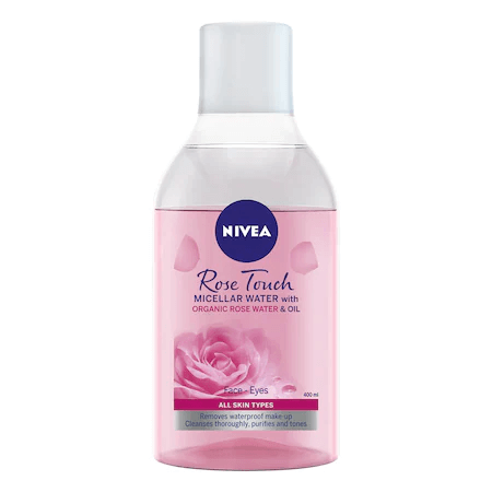 Agua micelar bifásica Rose Touch, 400 ml, Nivea