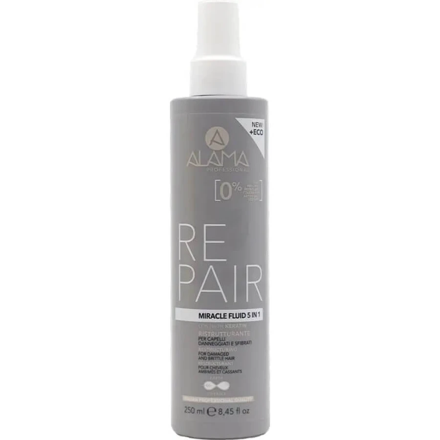 Alama Repair Miracle Fluid 5 en 1 - Fluido reparador para el cabello dañado, 250 ml