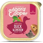 Pienso para cachorros sin cereales Edgard & Cooper con pato y pollo - Alimento completo para cachorros en fase de crecimiento, 150 g