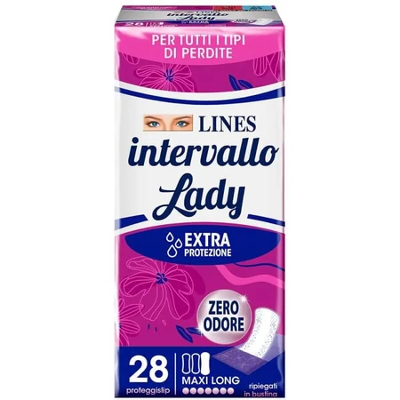 Lines Interval Lady Maxi – 28 de protecții zilnice