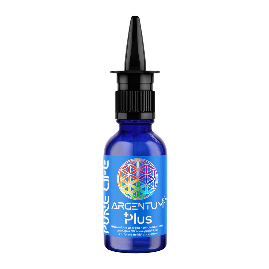 Argentum+ Plus plata nano-coloidal, 30 ml, Pure Life