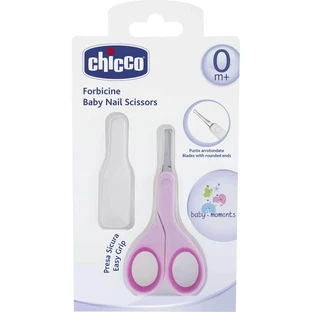 Foarfece pentru nou-născuți Chicco, pentru o igienă sigură, culoare roz