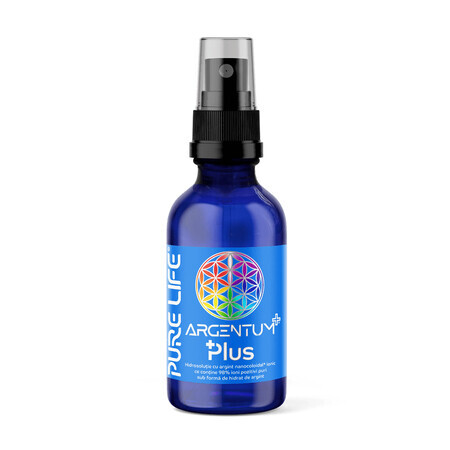 Argentum+ Plus plata nano-coloidal, 60 ml, Pure Life