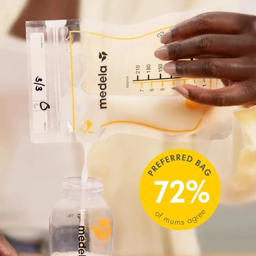 Medela Easy pour – 25 de pungi pentru păstrarea laptelui matern