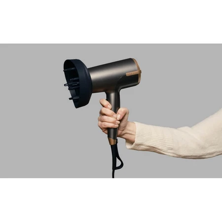 Remington One Dry &amp; Style - Haardroger met Thermacare-sensor, ionische technologie, 2000 W en 4 bronzen accessoires