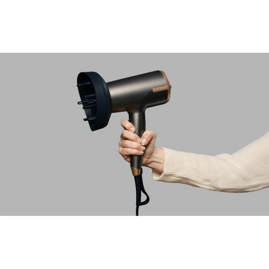 Remington One Dry &amp; Style - Haardroger met Thermacare-sensor, ionische technologie, 2000 W en 4 bronzen accessoires
