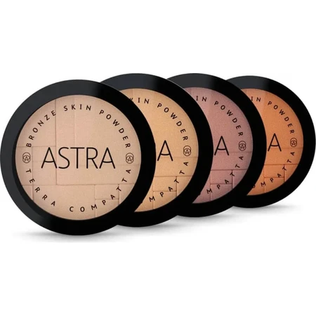 Astra bronze skin powder – pudră bronzantă compactă nr. 10 cacao