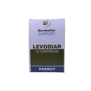 Eurekavet Support Levodiar – hrană complementară pentru câini și pisici cu probleme intestinale, 16 comprimate