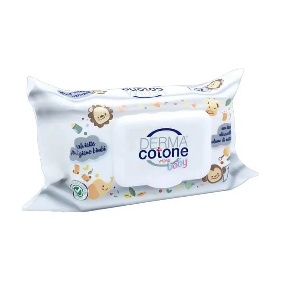 Dermacotone Baby - 72 babydoekjes met bloemennectar